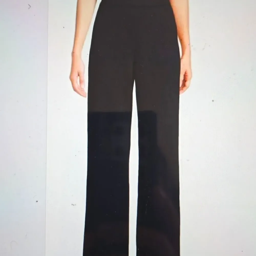 St. John Santana Knit Wide Leg Pant Large‎